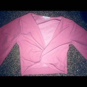 Pink Crop Top